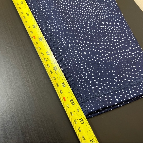 Zella Studio Crop Lite Legging Navy Blue White Dots - Picture 13 of 14
